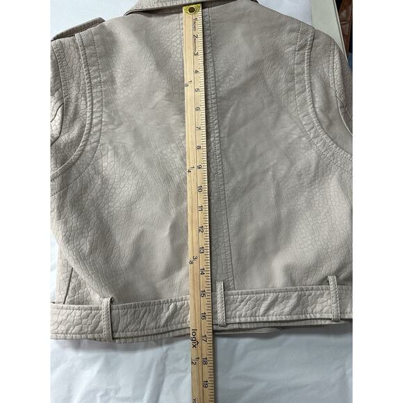 LA Coalition Vegan Leather Biker Style Jacket size S New With Tags - Picture 16 of 16